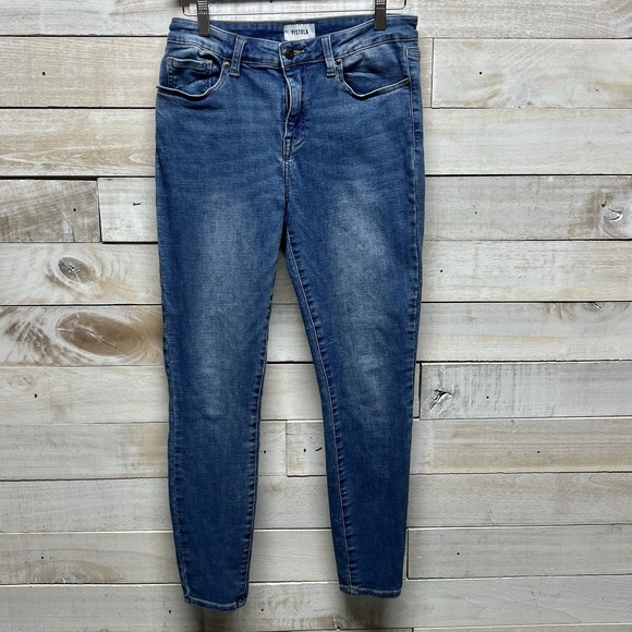 Pistola Jeans Womens 28 Revolve High Rise Skinny Dark Wash Denim Casual 90s Y2K - Picture 1 of 11